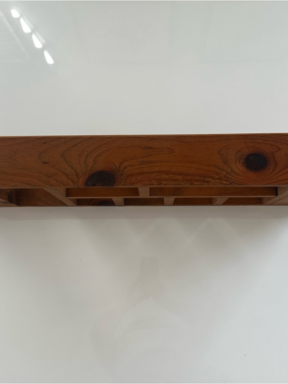 Wooden Heart Accent Wall Shadow Shelf cottagecore grandmacore large - Picture 5 of 12